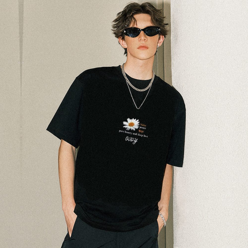 Casual Simple Daisy T-Shirt