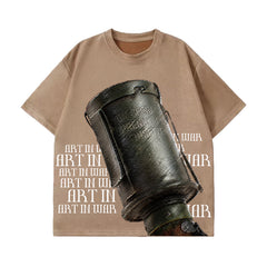 Art In War Grenade Washed T-Shirt Details