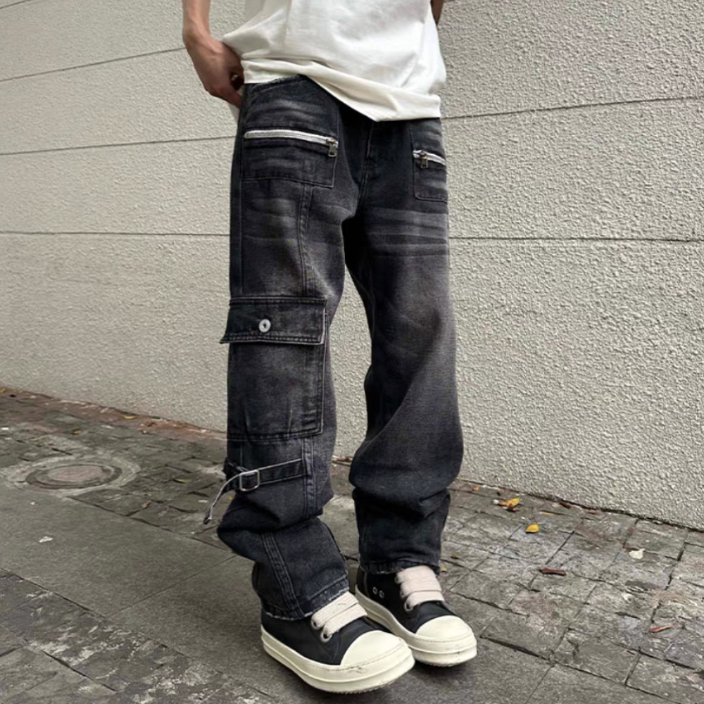 Urban Multi-Pocket Jeans