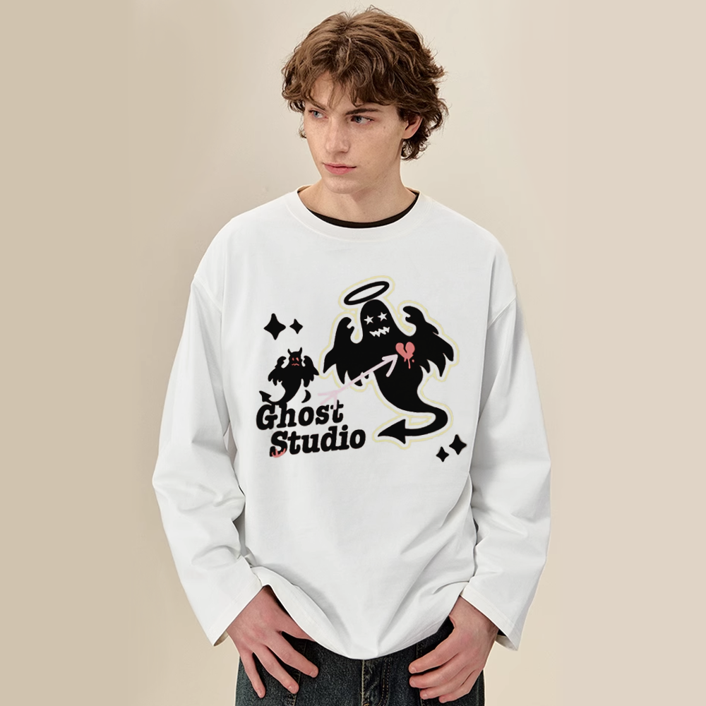 Street Devil Print Sweatshirt
