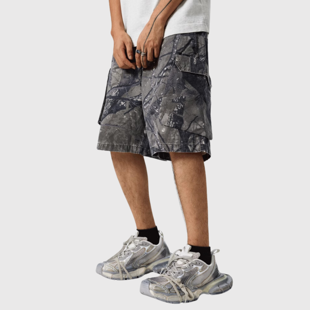 High Street Camo Cargo Shorts
