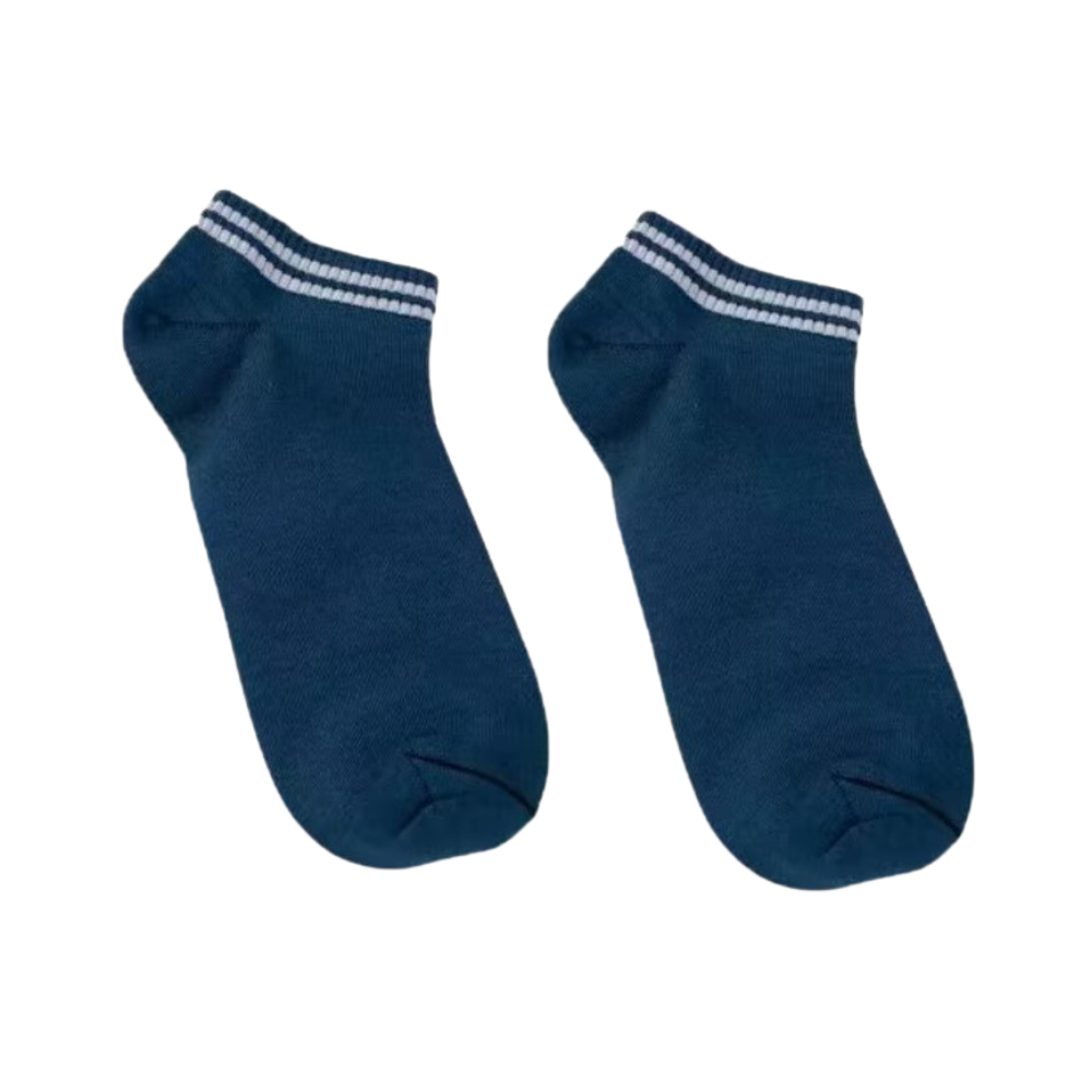 Simple Knitted Striped Socks