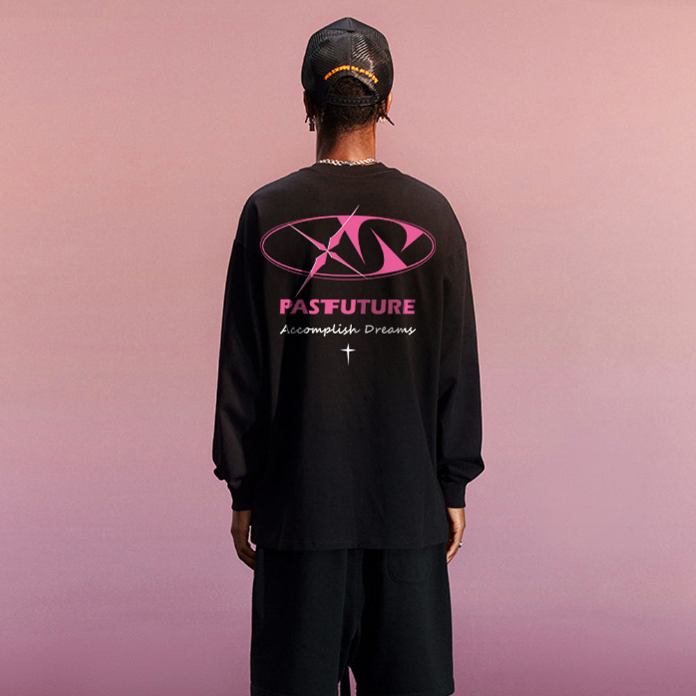 Past Future | Four-pointed Star Design Sweatshirt