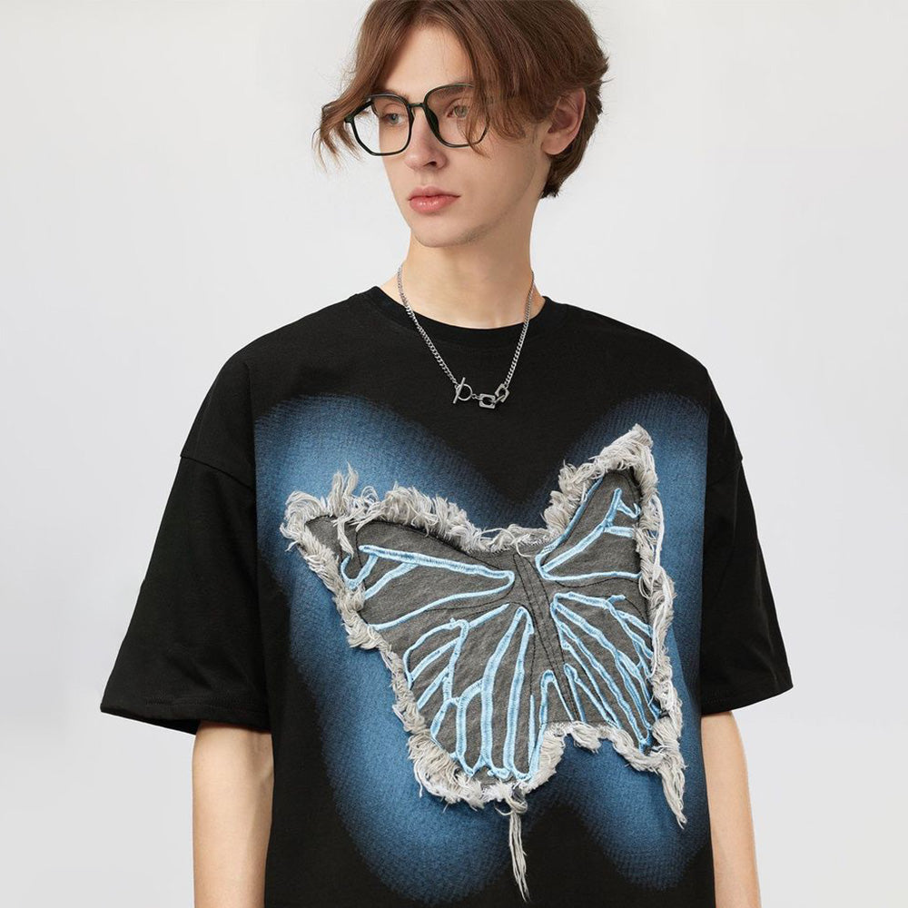 High Street Butterfly Patch T-Shirt