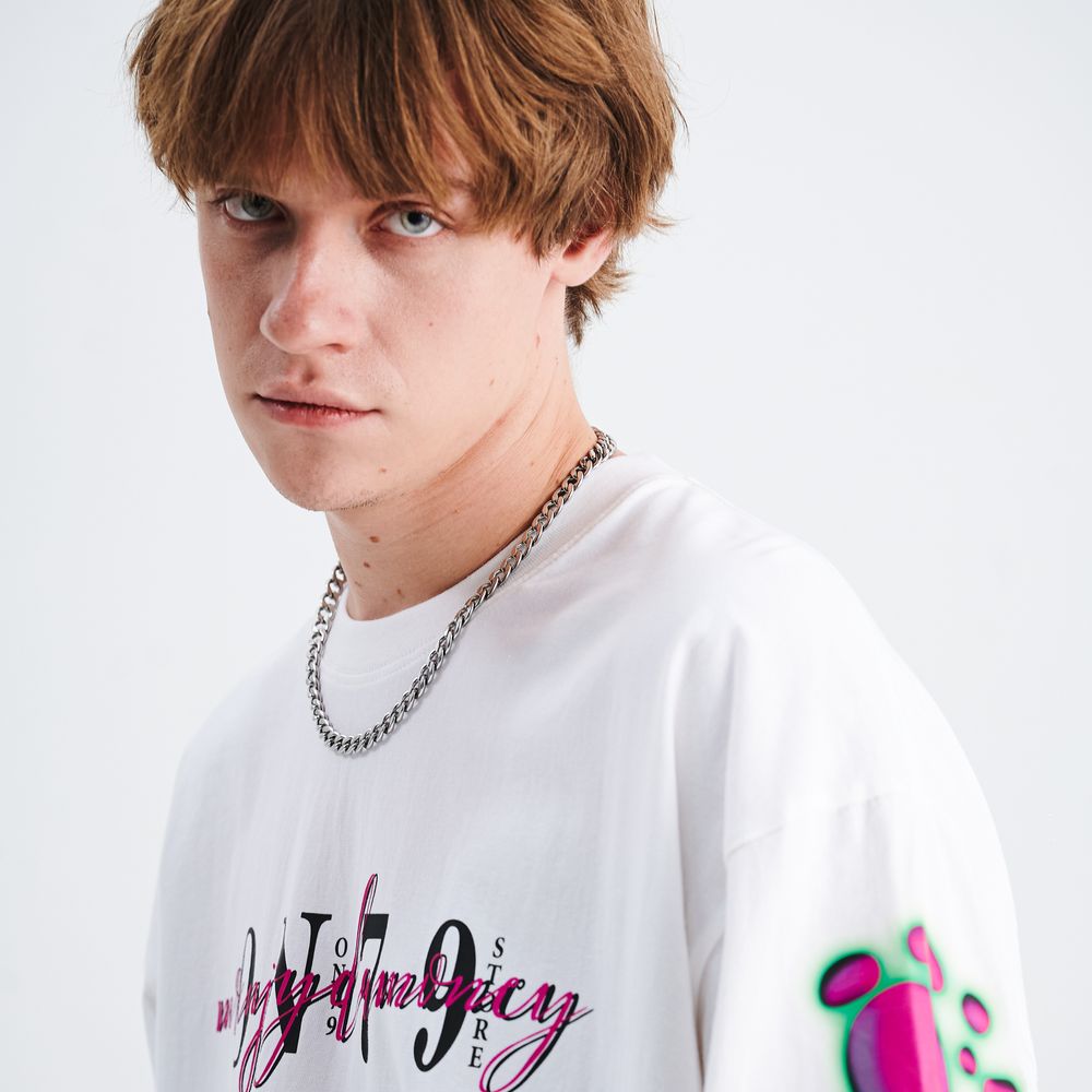 Pink Bubble Print Sweatshirt