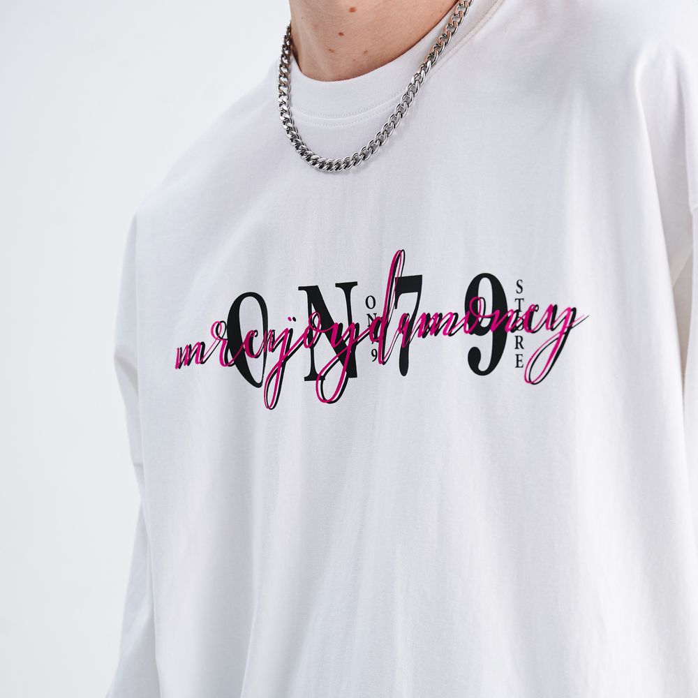 Pink Bubble Print Sweatshirt