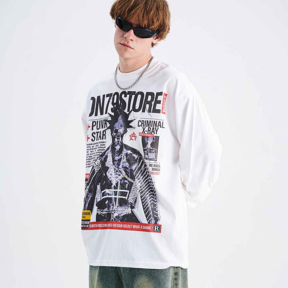 Skull Punk Star Sweatshirt