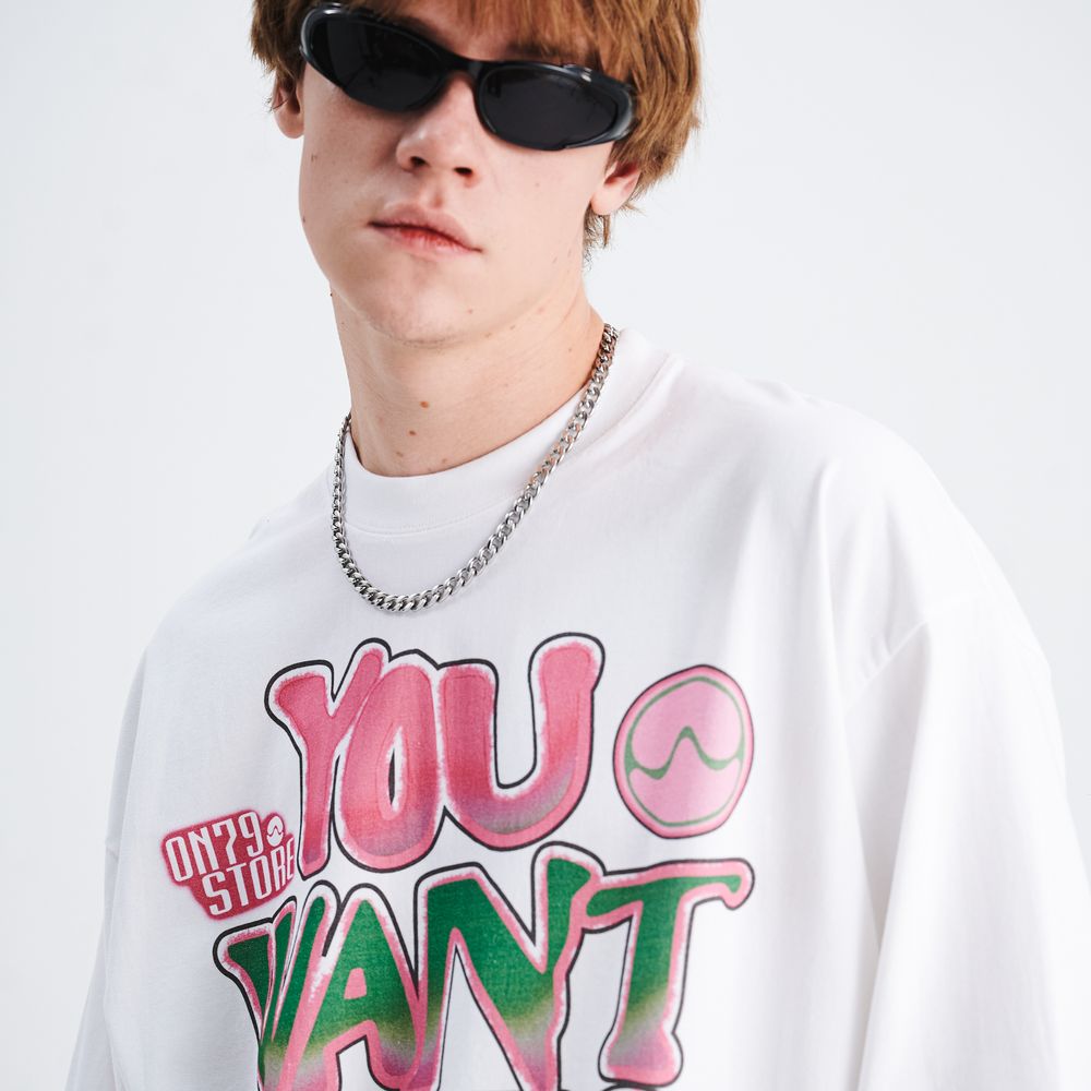 Graffiti "ON79" Letters Sweatshirt