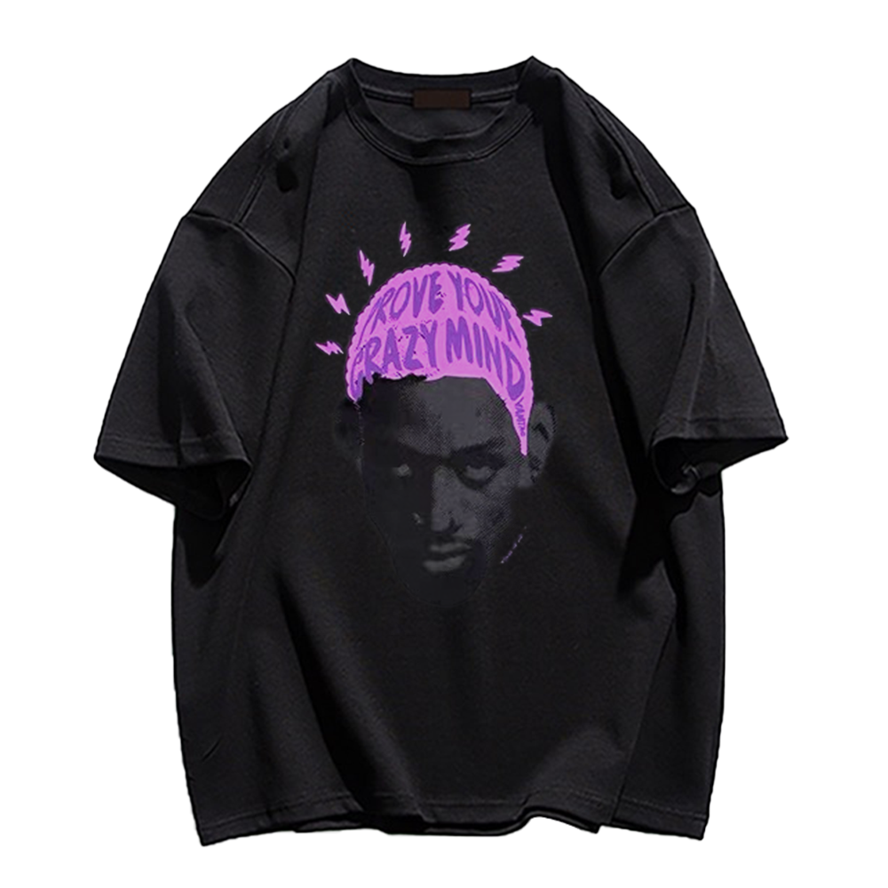 Hip Hop Portrait Print T-Shirt