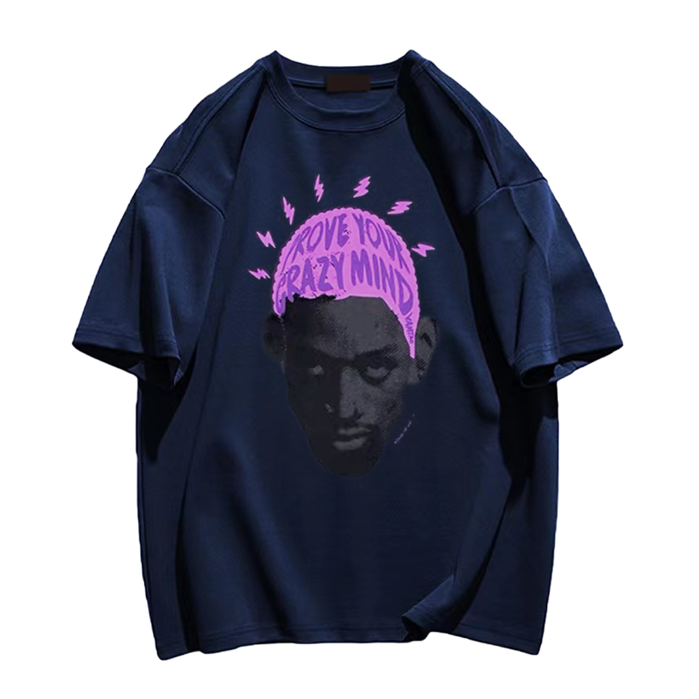 Hip Hop Portrait Print T-Shirt