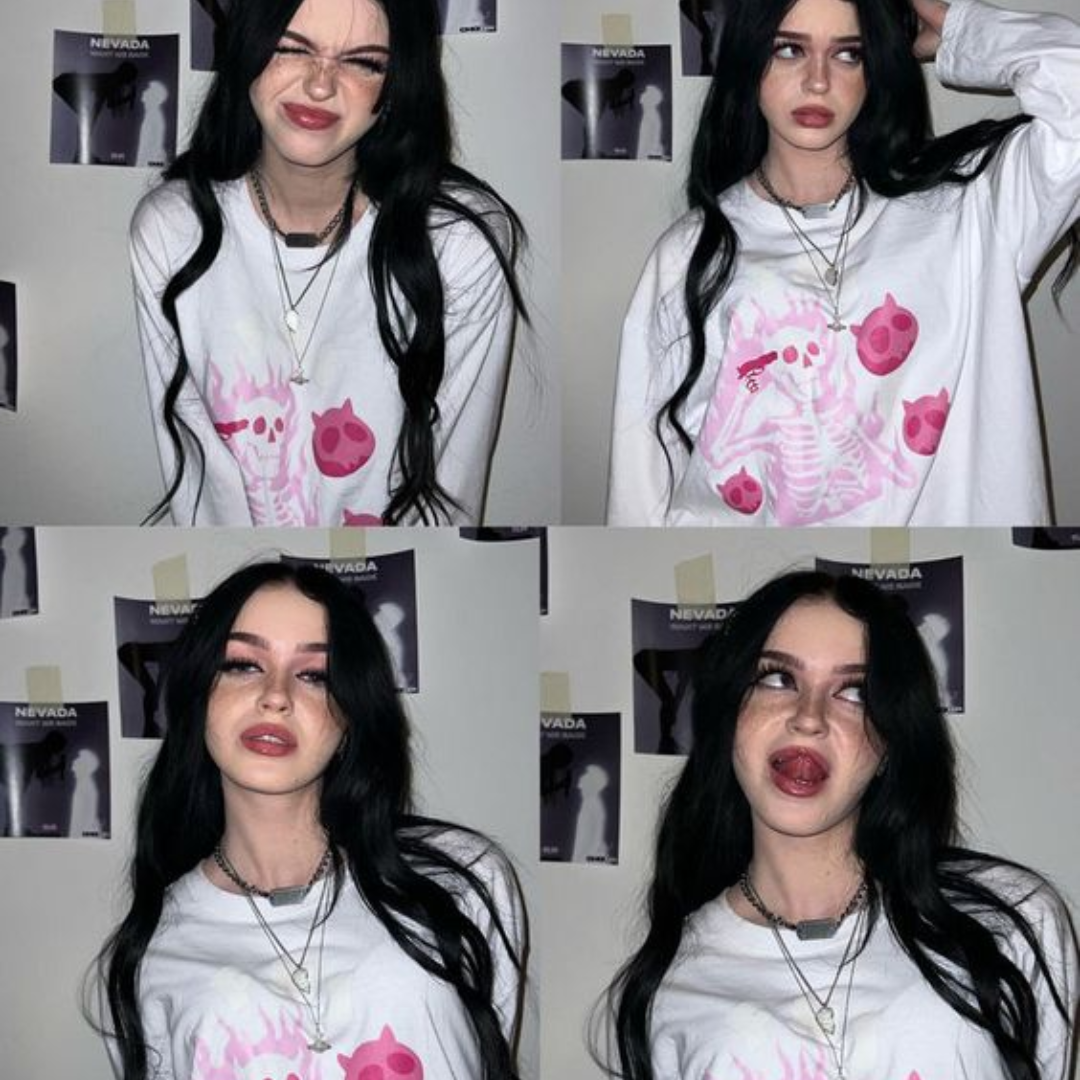 American Suicide Skeleton Long Sleeve Shirt