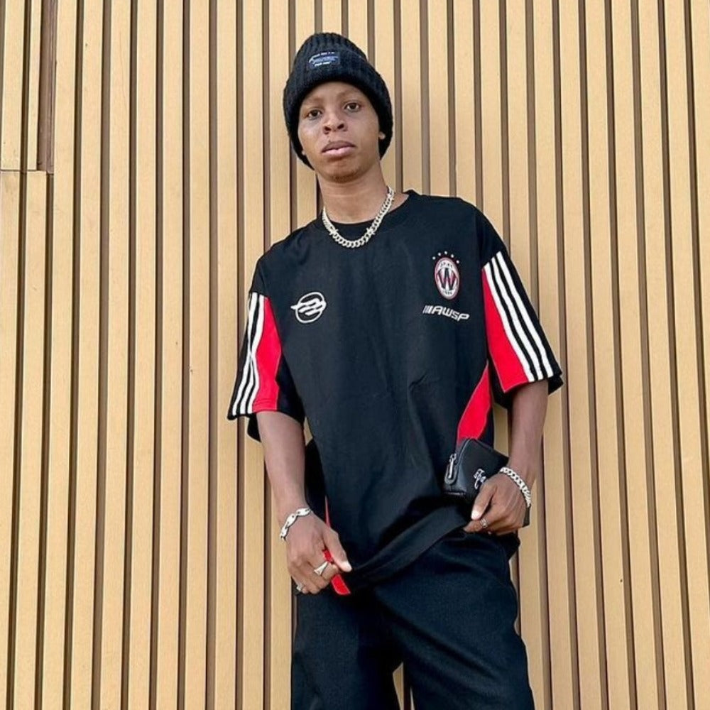 Street Color Block Cotton T-Shirt