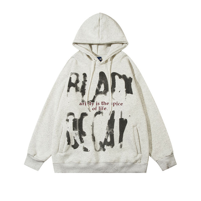 American Retro Graffiti Style Hooded Style