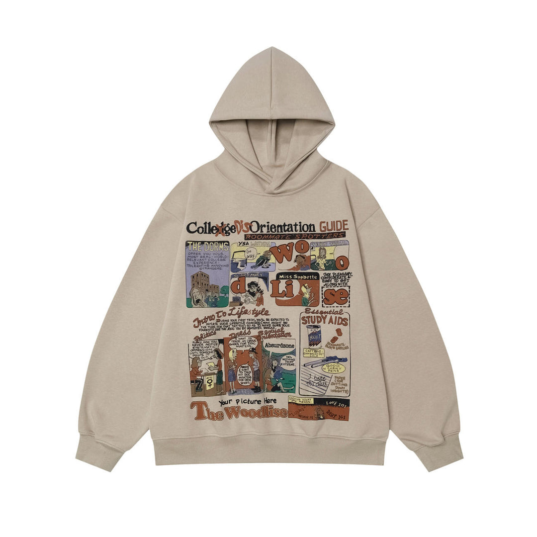 AG American Retro Cartoon Animation Hoodie