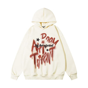 AG American Retro  Letters Stars Hoodie