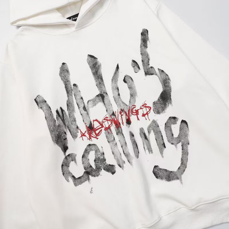 AG American Retro Letters "WHO’S Calling" Hoodie