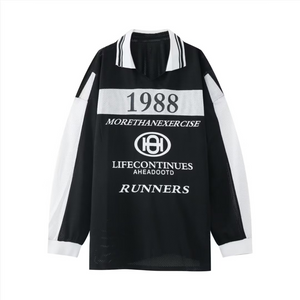 High Street Letter Hollow Stitch Sweatshirt