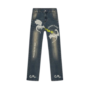 DF |Dragon Fire Stack Jeans