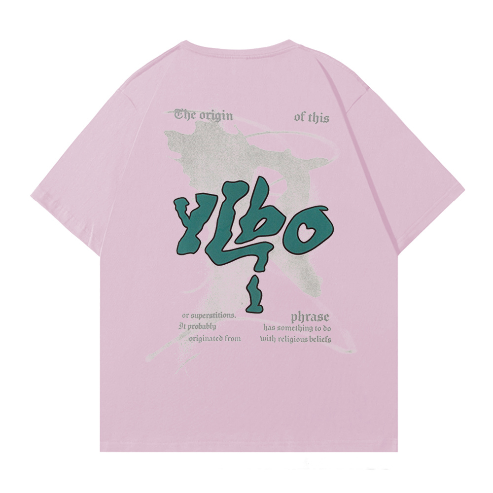 Casual Lettering Graffiti T-Shirt