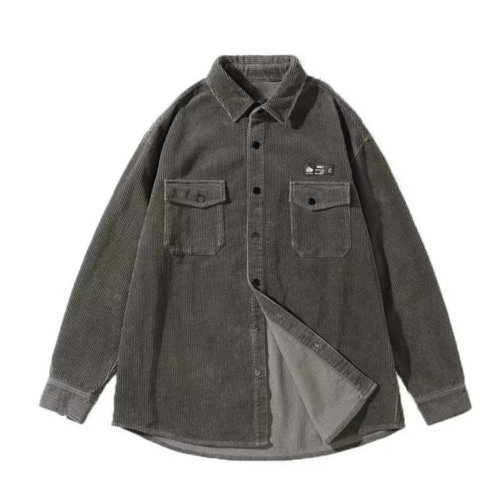Solid Corduroy Shirt