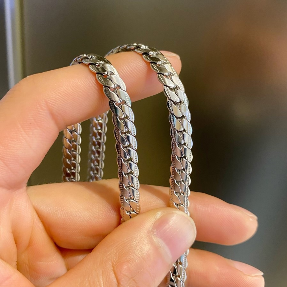 Simple Cuban Clavicle Necklace