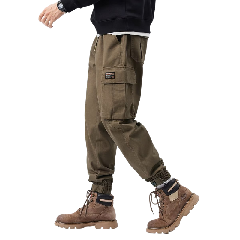 American Loose Strap Feet Harlan Multi-pocket Cargo Pants