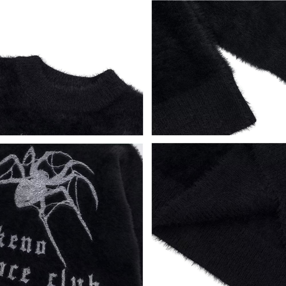 OOC' High Street Spider Loose Mink Knit Sweater