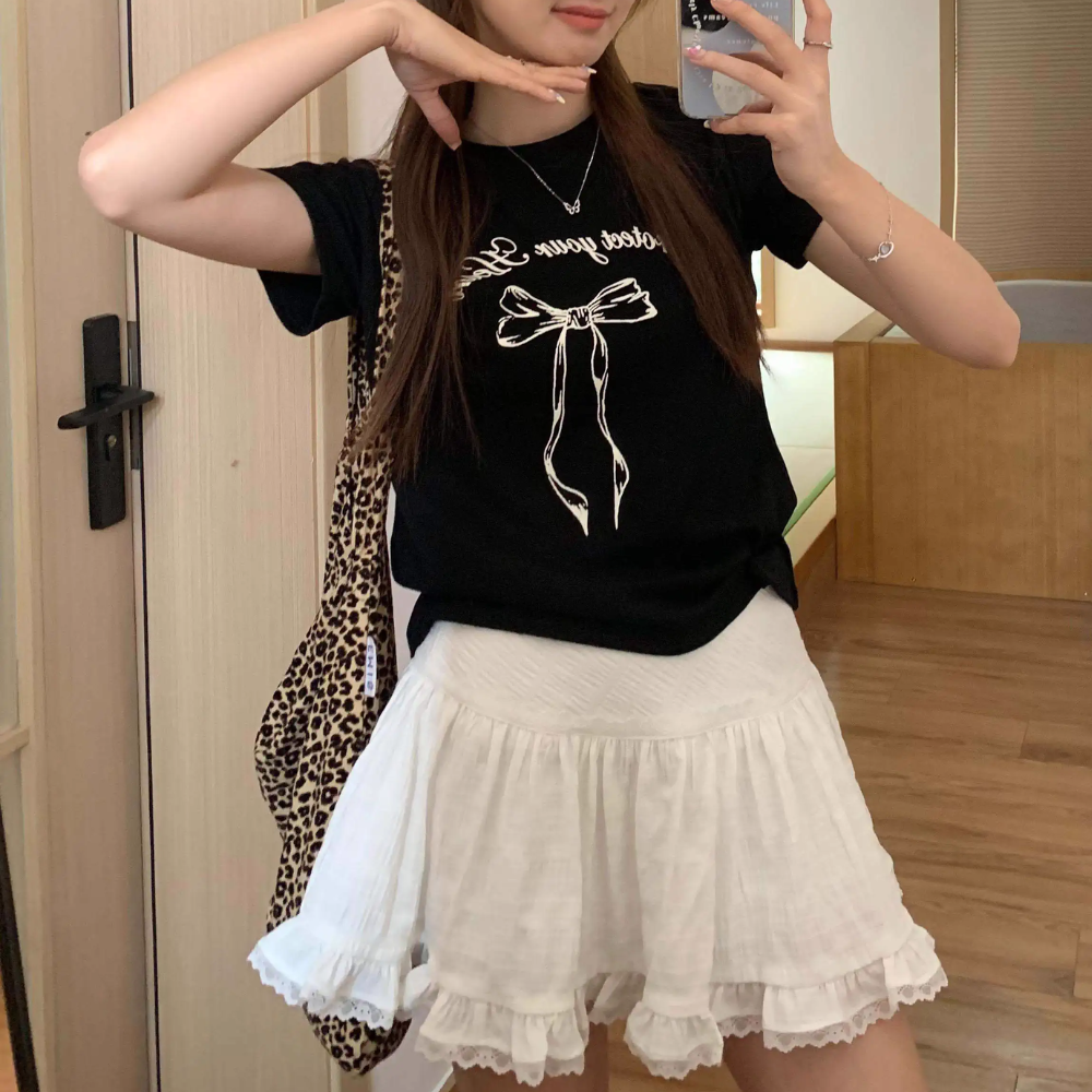 Women's Versatile BowT-Shirt