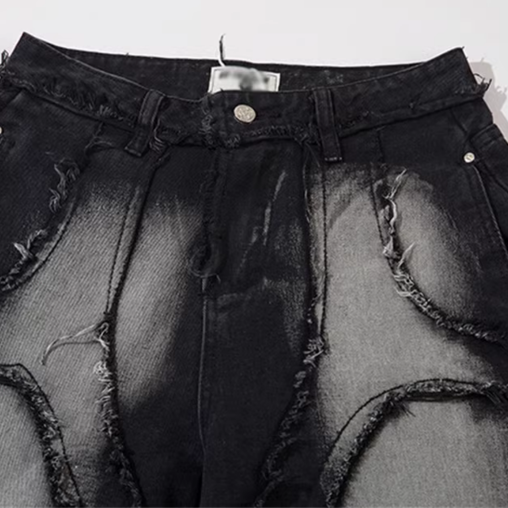 American Hip Hop Irregular Jeans