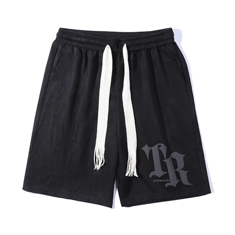 American Foam Alphabet Suede Shorts