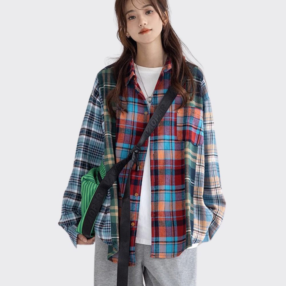 American Patchwork Mosaic Shirt