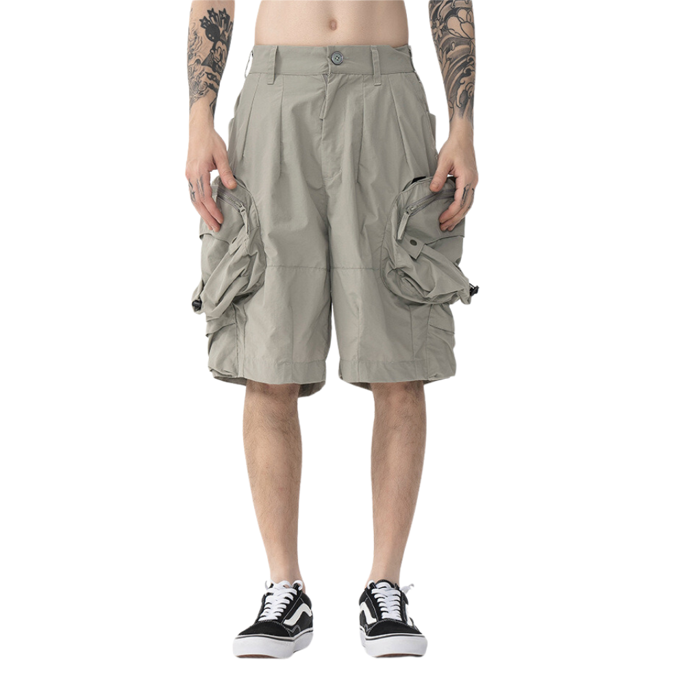 Cityboy Solid Color Cargo Shorts
