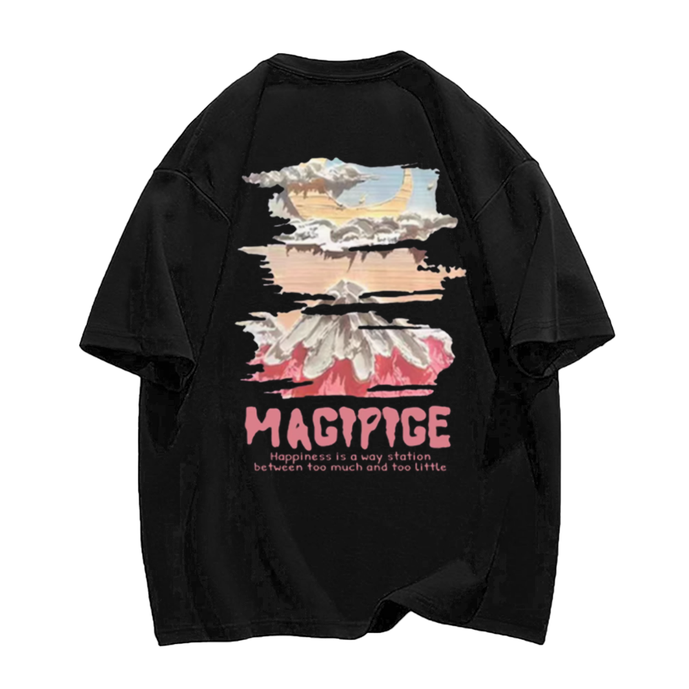 Casual Comic Volcano T-Shirt