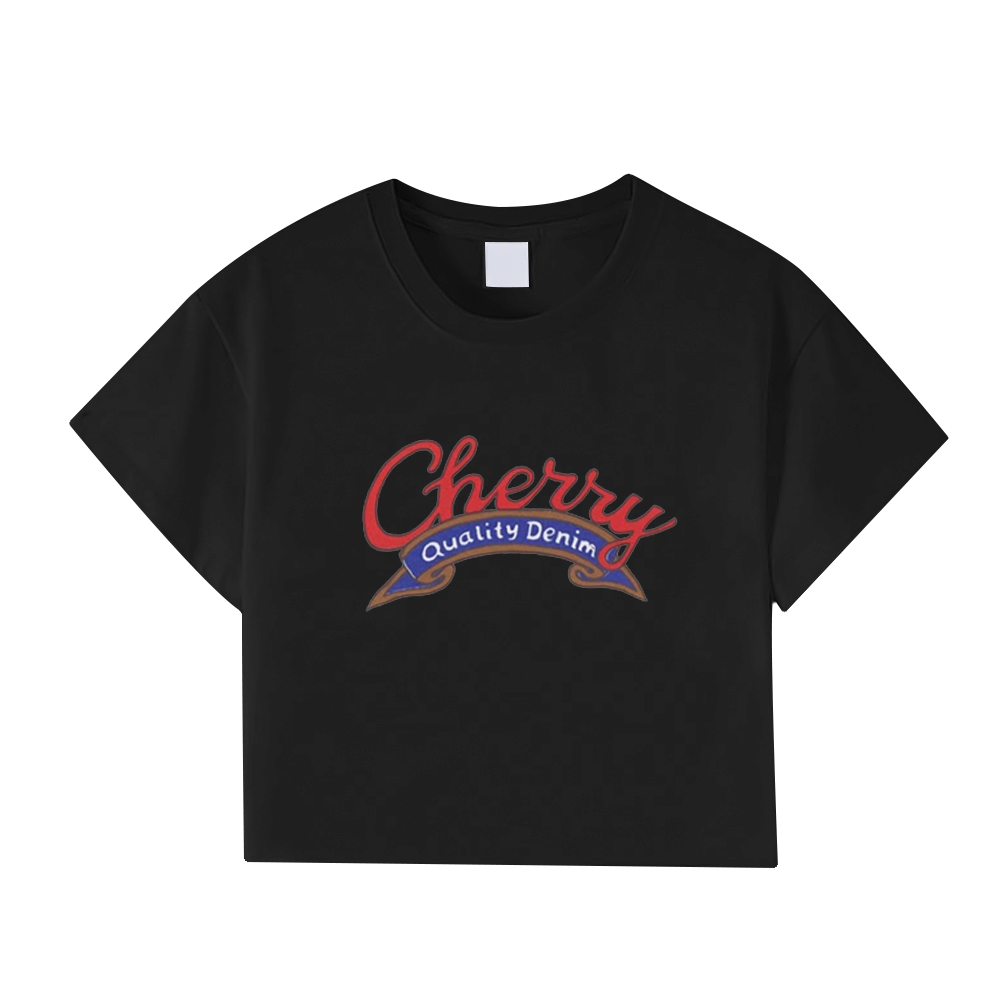 Women's Cherry Letter T-shirt