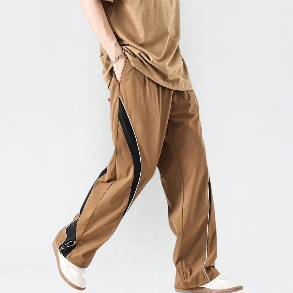 Retro Wide-Leg Quick-Drying Sweatpants