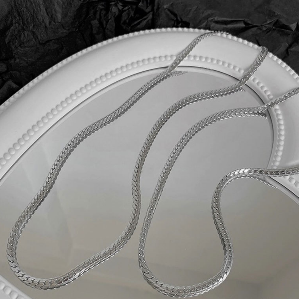 Simple Cuban Clavicle Necklace