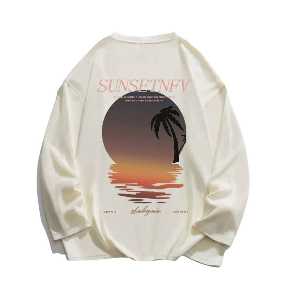 Casual Sunset Long Sleeve Shirt