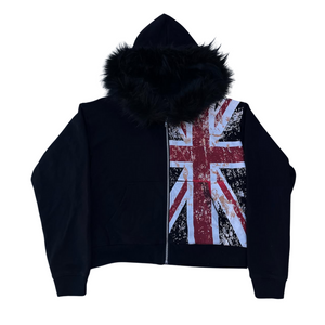 ART IN WAR Royal Ruin – Union Jack Hoodie