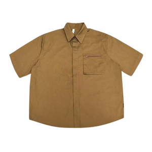 Japanese Solid Color Pocket Shirt
