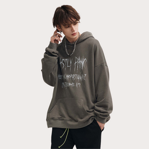 Hip-Hop Letter Print Hoodie