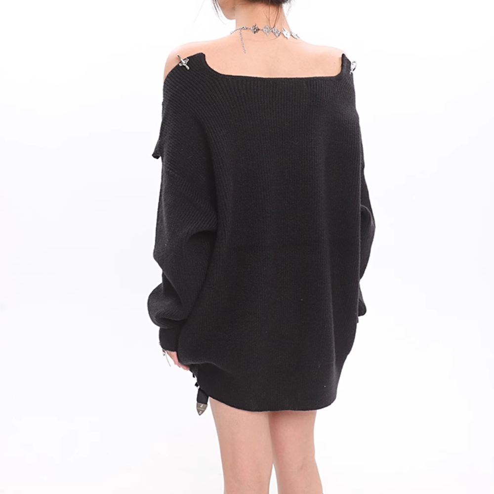Women's Hot Girl Fashion Hollow Sweater