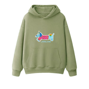 AG Embroidery Blue Dachshund Dog Hoodie
