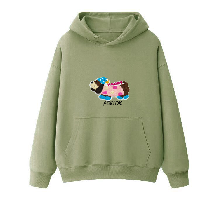 AG Embroidery Sleepwalking Dog Hoodie