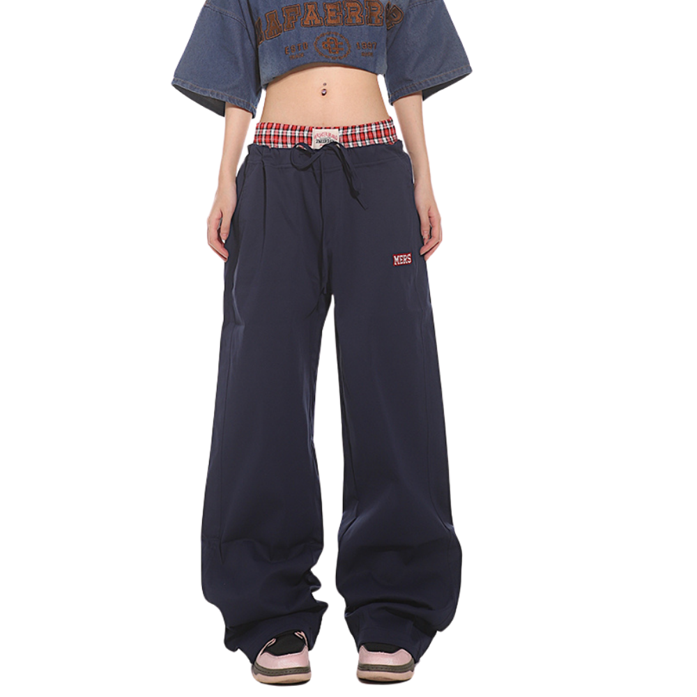 Casual Fake Two-Piece Sweatpants