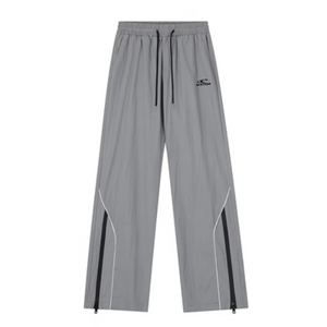 Street Side Zip Drawstring Sweatpants