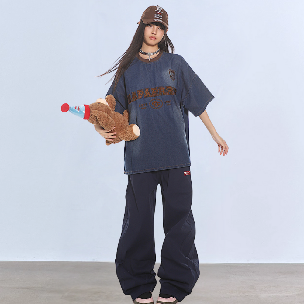 Casual Fake Two-Piece Sweatpants