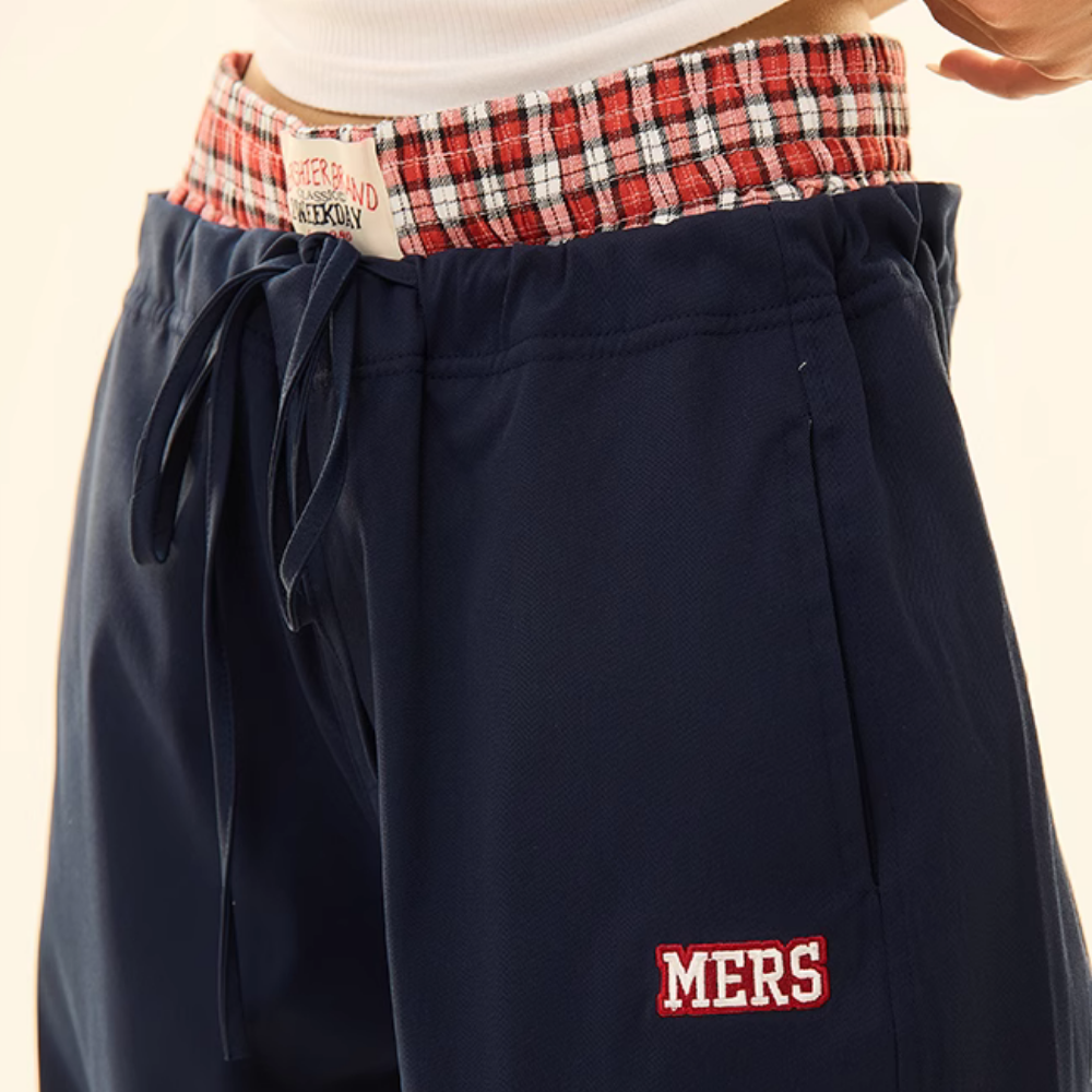 Casual Fake Two-Piece Sweatpants