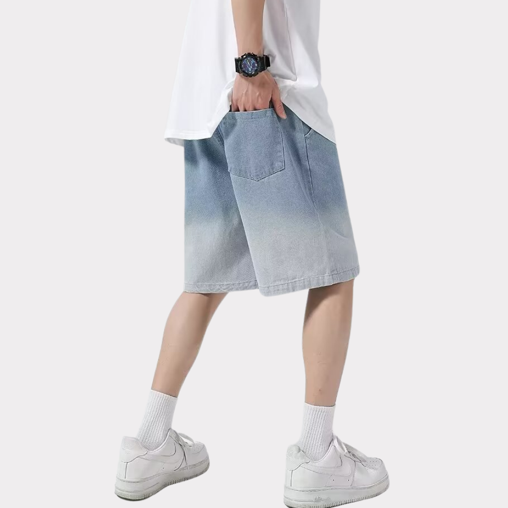 Classic Gradient Drawstring Shorts