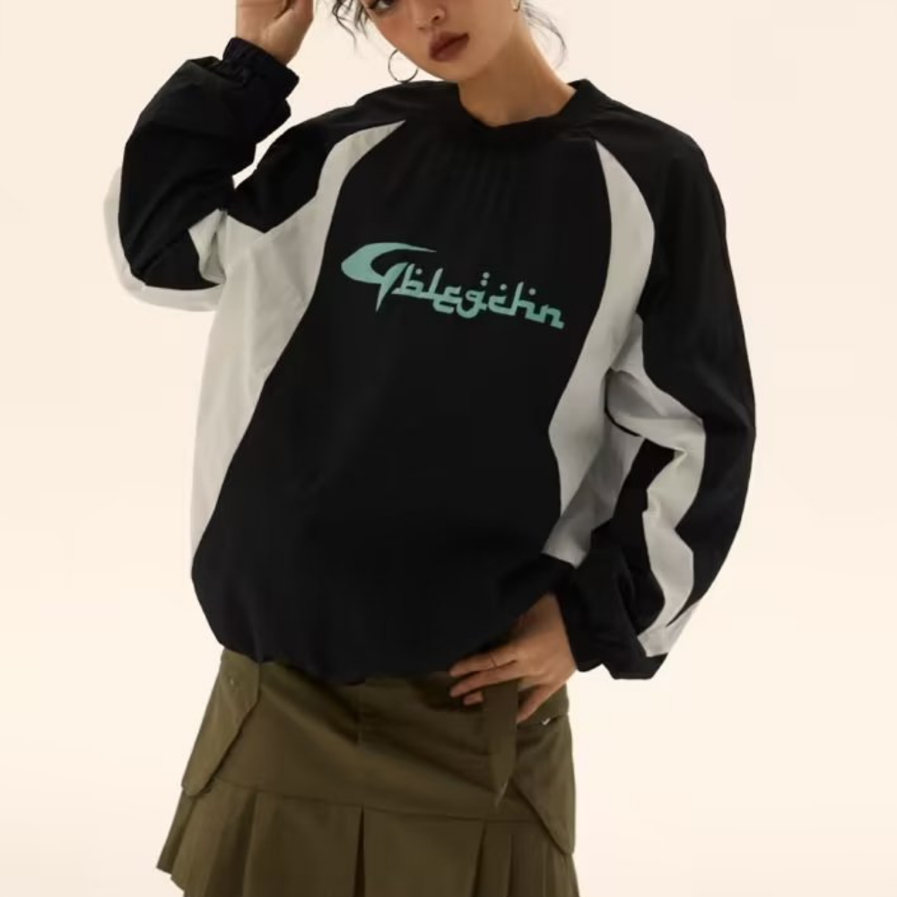 Women's American Sports Letter Sweatshirt