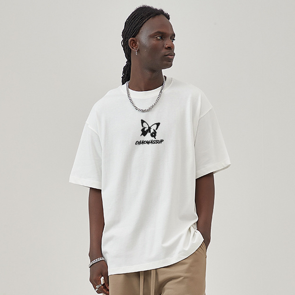 Simple Versatile Butterfly Couple T-shirt